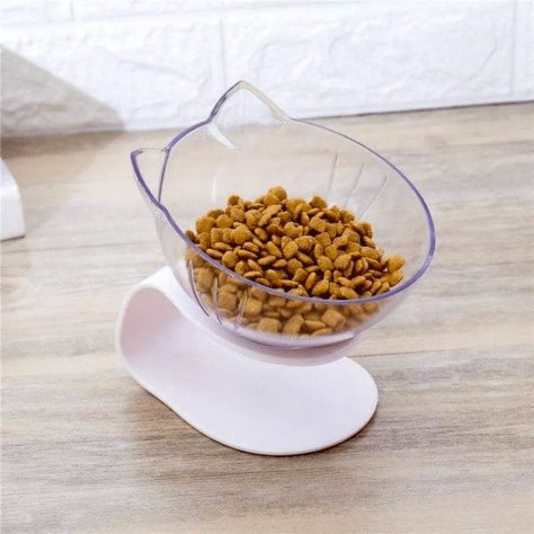 Purrbowl Orthopedic Cat Feeder ruokakuppi Double Bowl korotettu