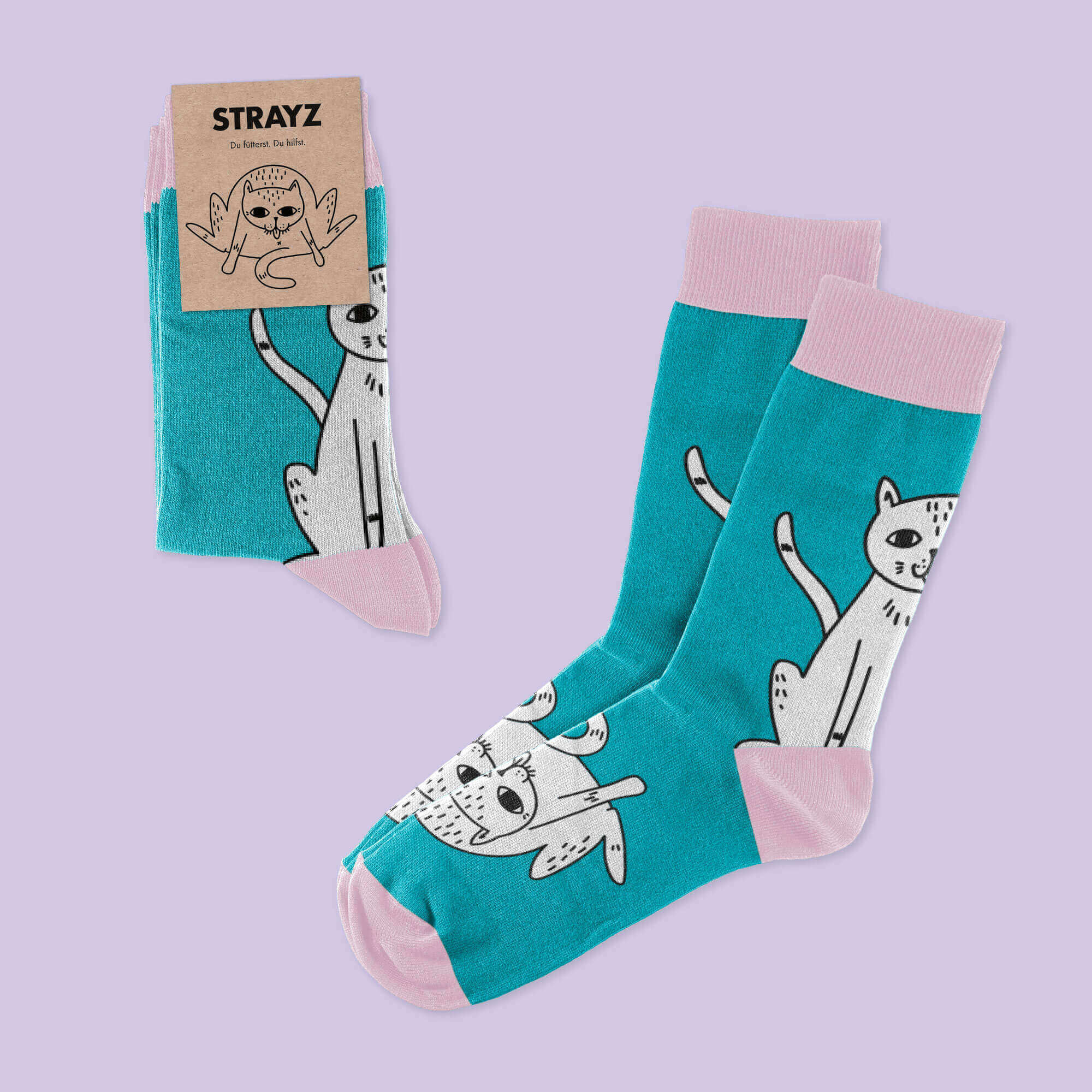 STRAYZ Poleckmiez kissasukat puuvilla koko S 36-38