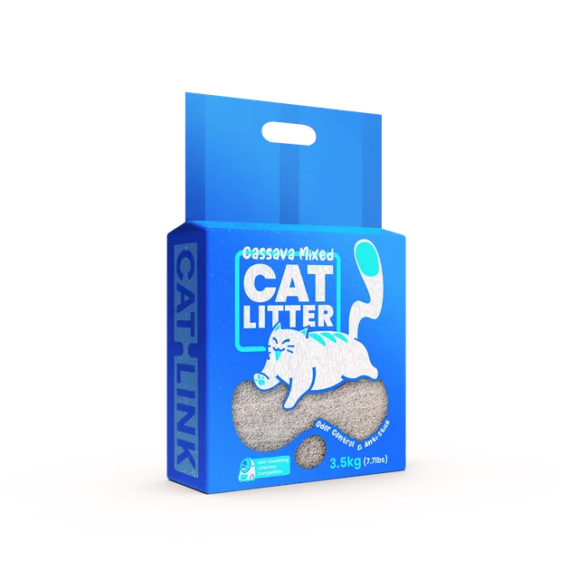 CATLINK Mixed hajuton kissanhiekka 1 pussi paakkuuntuva
