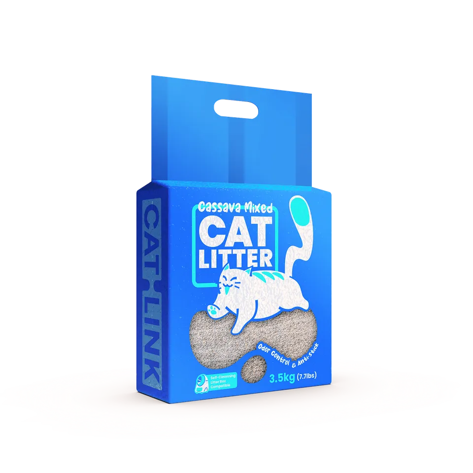 CATLINK Mixed hajuton kissanhiekka 1 pussi paakkuuntuva