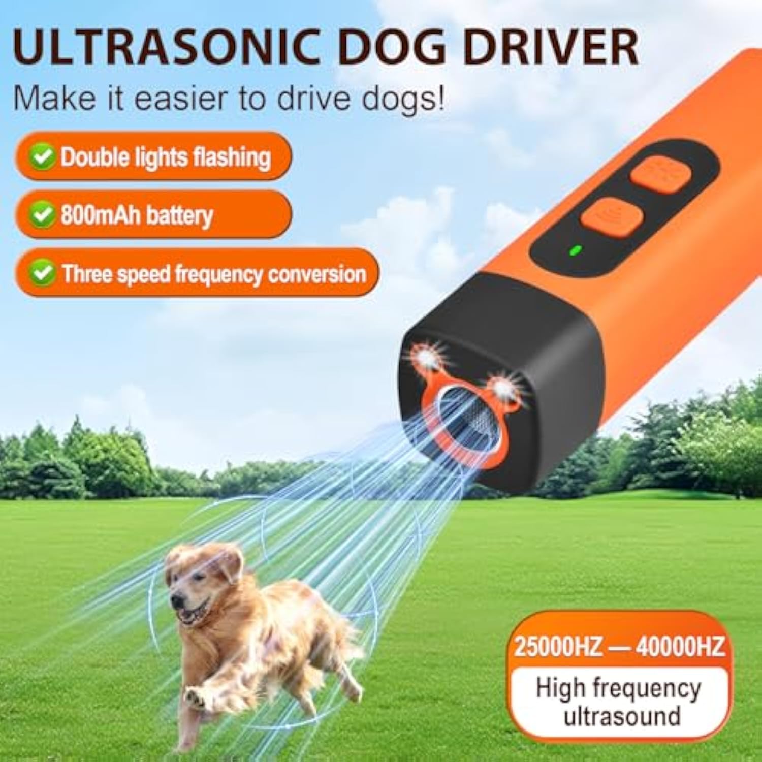Felinoir Ultrasonic Dog Bark Deterrent haukunestolaite ultraääni