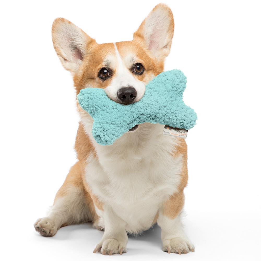 Best Friends By Sheri Sherpa Plush Bone koiranlelu 20 cm Teal pehmeä