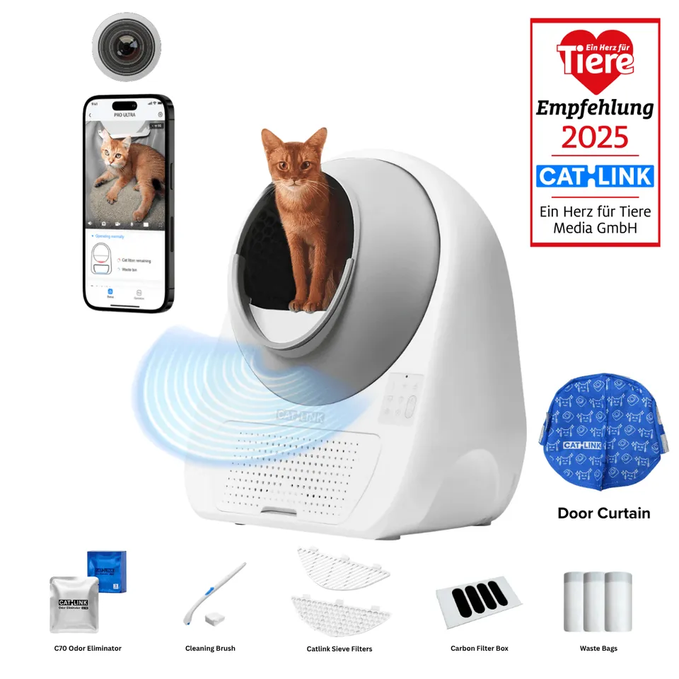 CATLINK Pro-X Ultra kissanhiekkalaatikko ramppisetti
