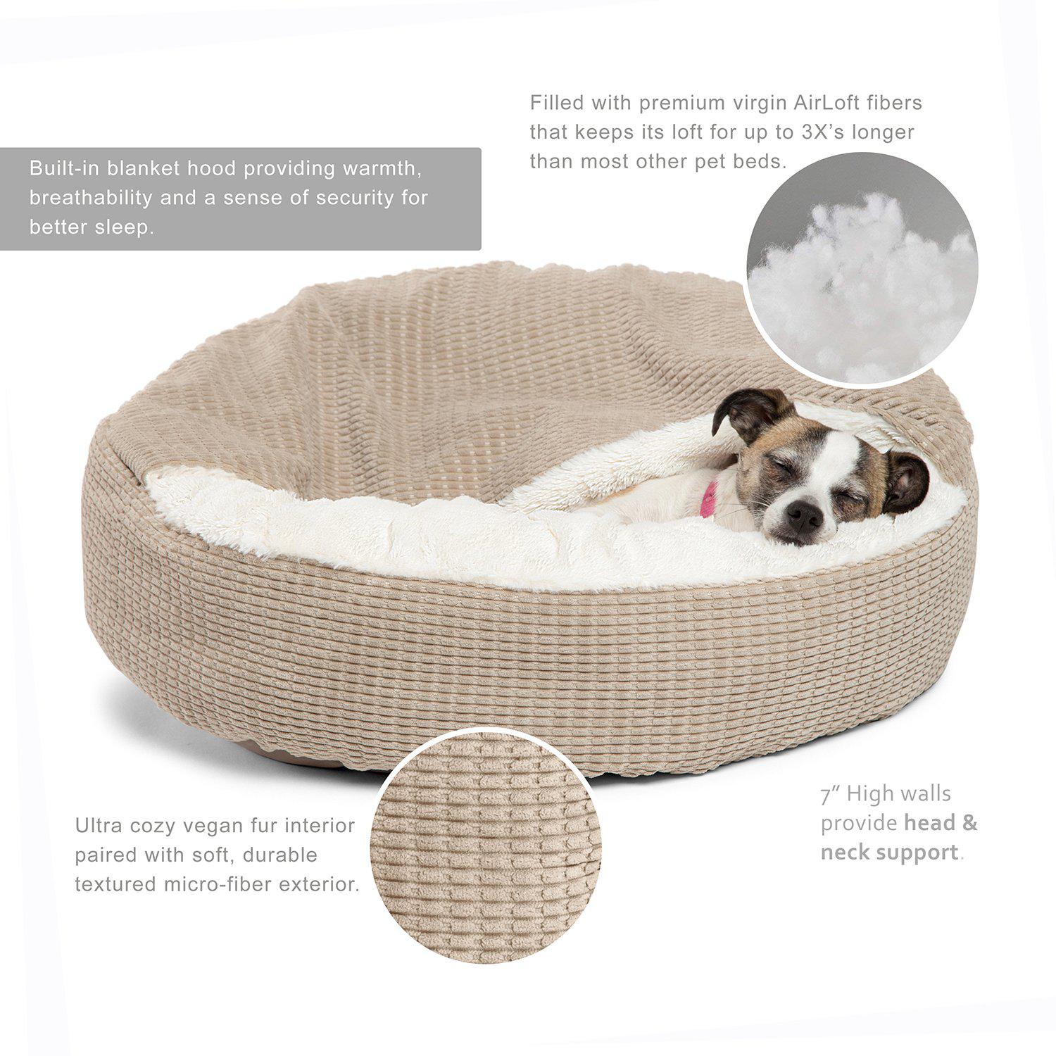 Best Friends By Sheri Cozy Cuddler Mason lemmikin peti Standard Oyster