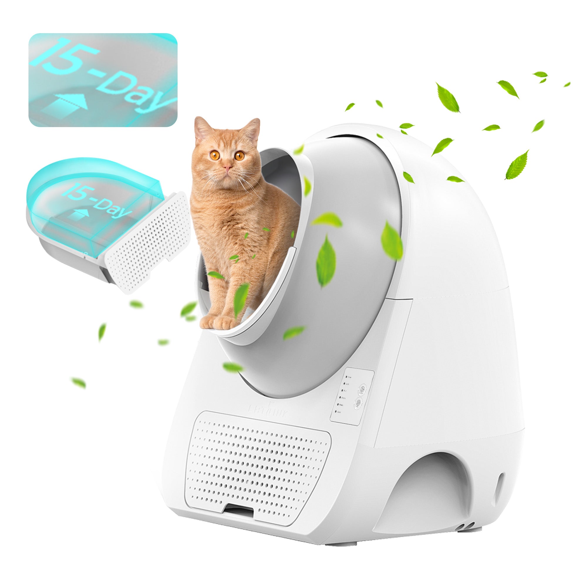 CATLINK Open-X itsepuhdistuva kissanhiekkalaatikko valkoinen