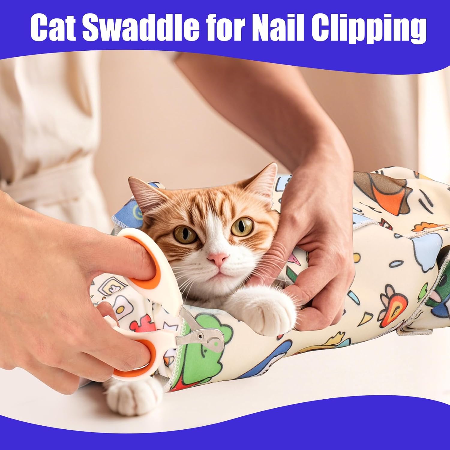 Felinoir Calmcare rauhoitusliivi kissalle painevaikutus
