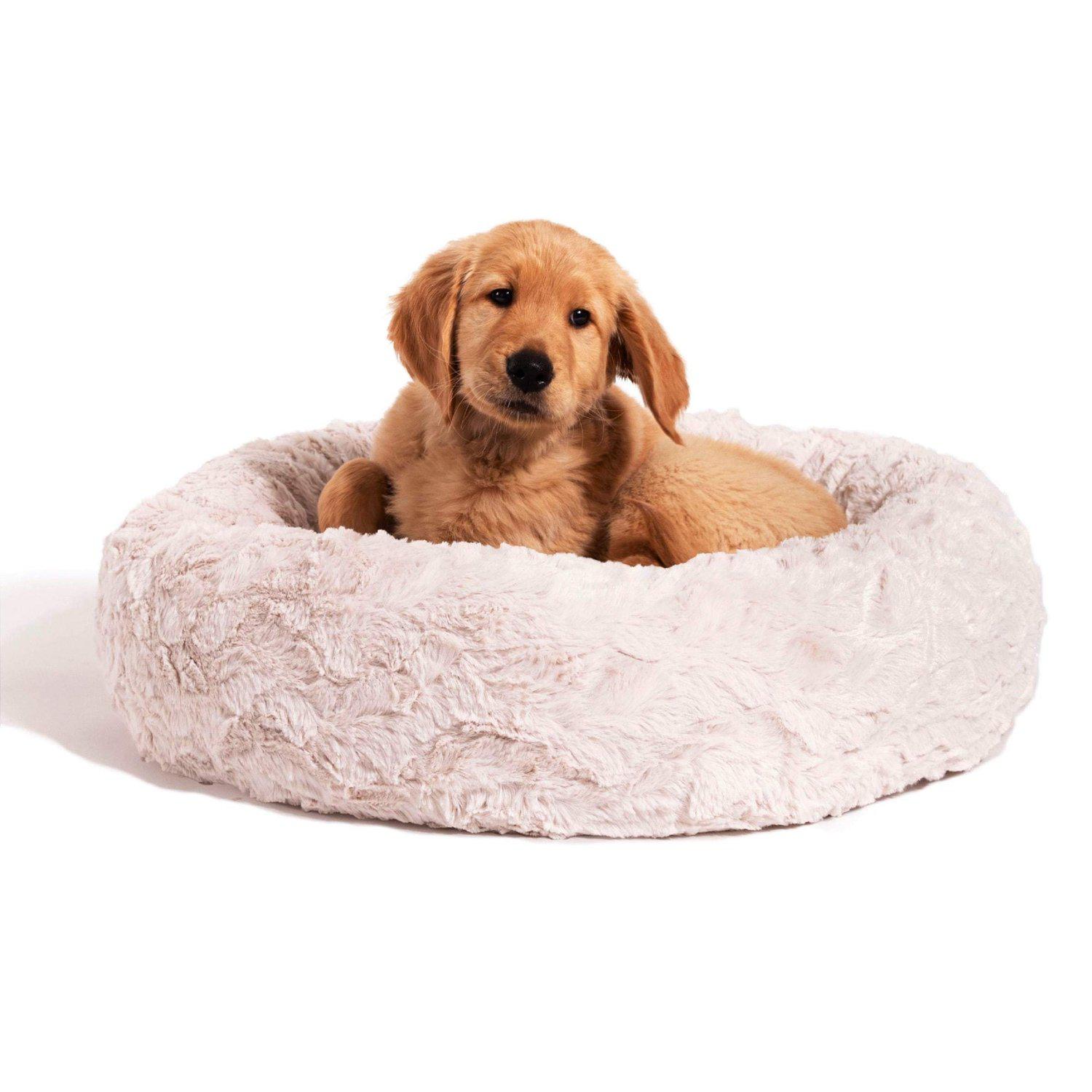 Best Friends By Sheri Calming Donut Lux Fur koiranpeti 58 cm Chocolate rauhoittava