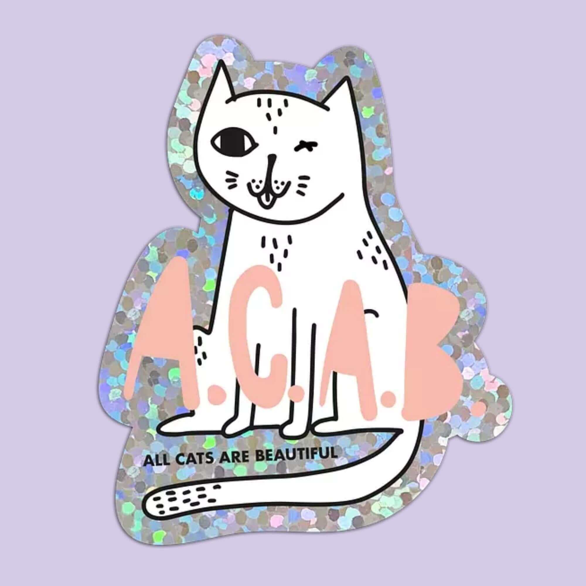 STRAYZ All Cats Are Beautiful kissatarra glitter