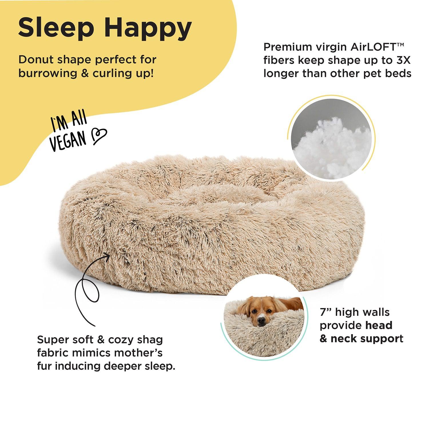 Best Friends By Sheri Calming Donut koiranpeti 58 cm Taupe rauhoittava