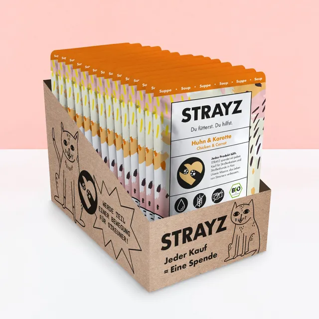 STRAYZ kissan keitto kana porkkana 14x40g