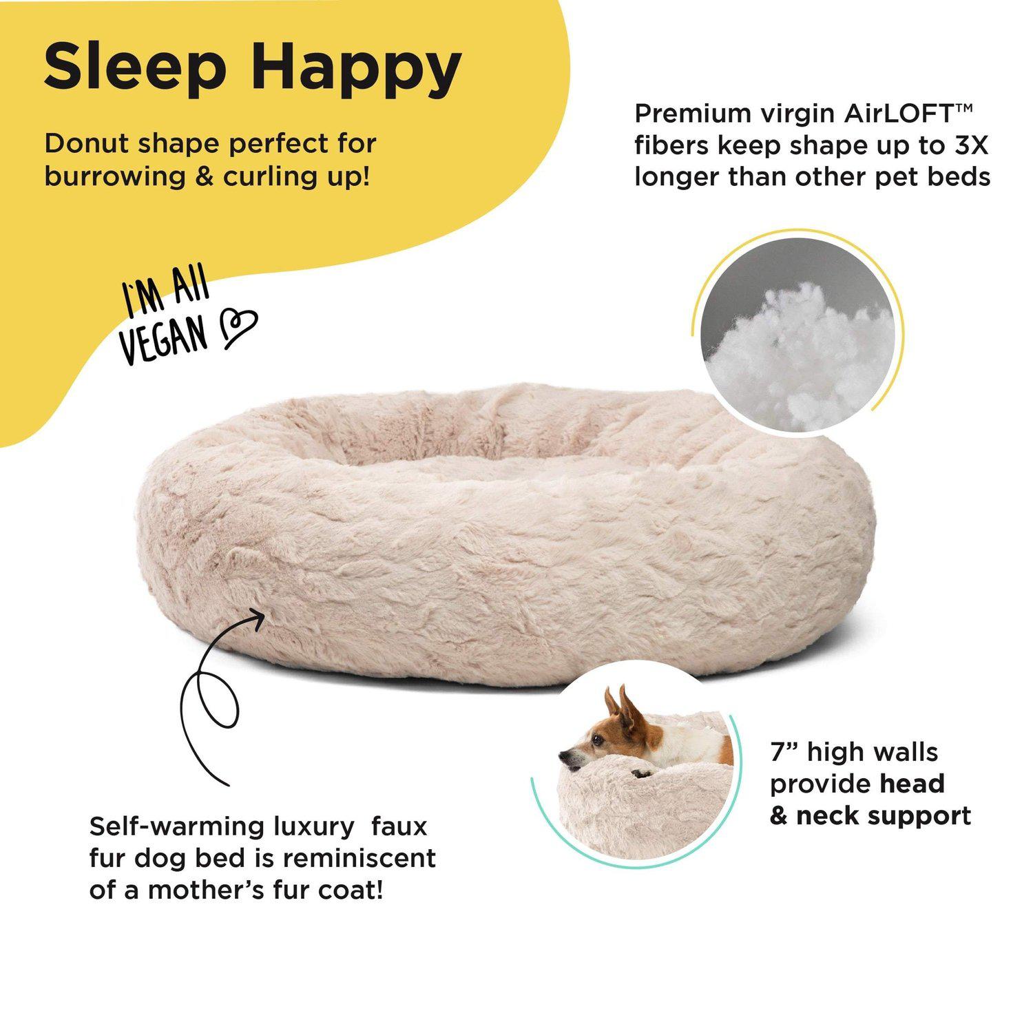 Best Friends By Sheri Calming Donut Lux Fur koiranpeti 58 cm Chocolate rauhoittava
