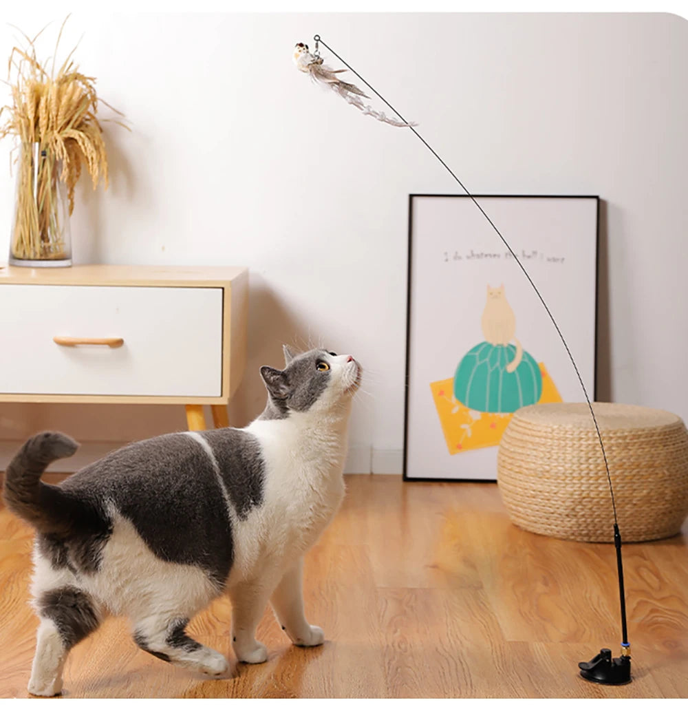 Purrbowl interaktiivinen lintulelu kissan lelu