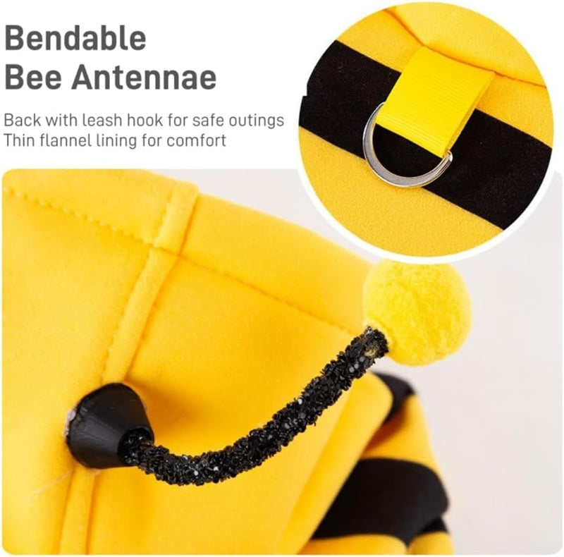 Felinoir Pet Bee mehiläisasu lemmikille pehmeä