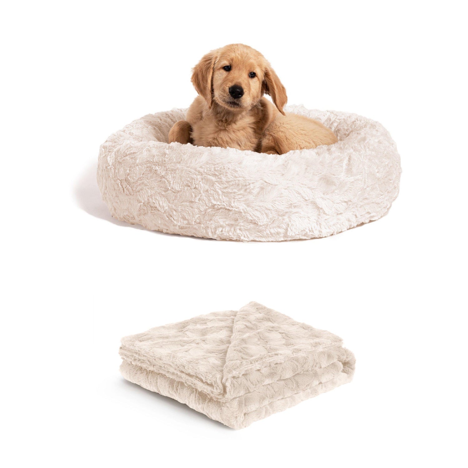 Best Friends By Sheri Calming Donut koiranpeti 58x58 vilttisetti harmaa
