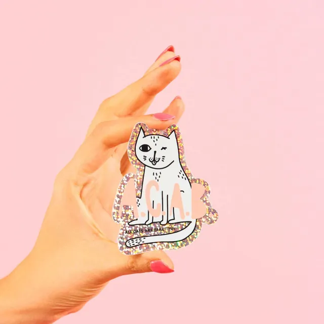 STRAYZ All Cats Are Beautiful kissatarra glitter
