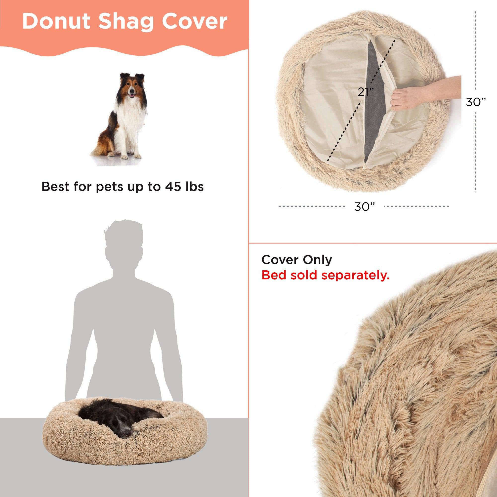 Best Friends Donut 30x30 vaihtopäällinen Frost shaggy