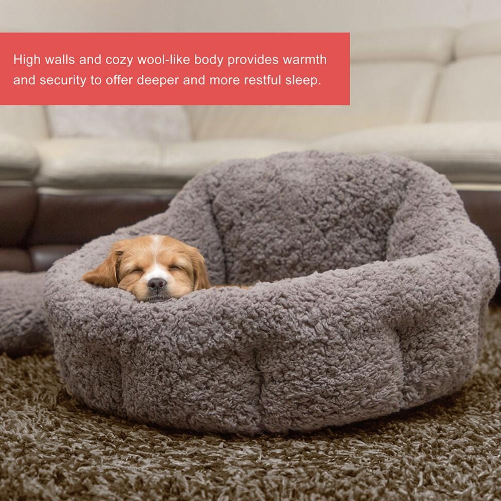 Best Friends By Sheri Deep Dish Sherpa peti jumbo harmaa