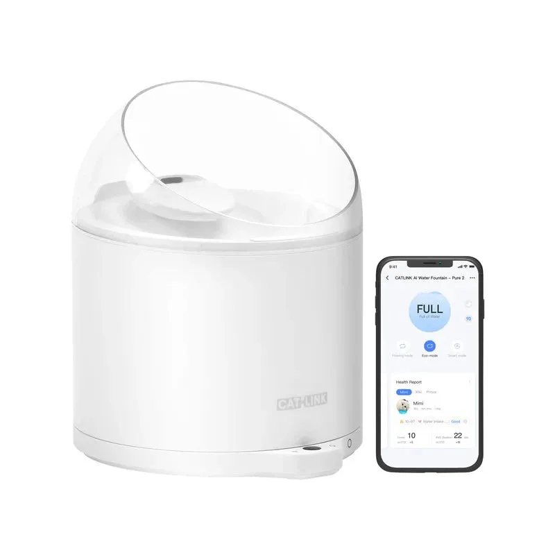 CATLINK Pure 2 W02 juomalähde kissoille app-ohjauksella