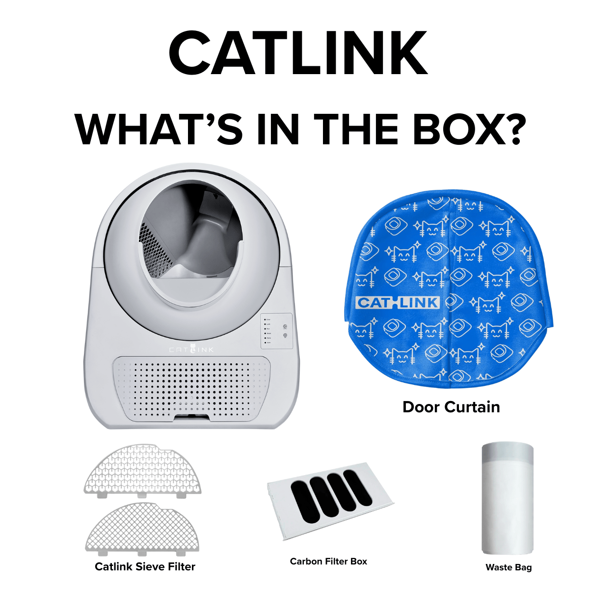 CATLINK Young itsepuhdistuva kissanhiekkalaatikko rampilla