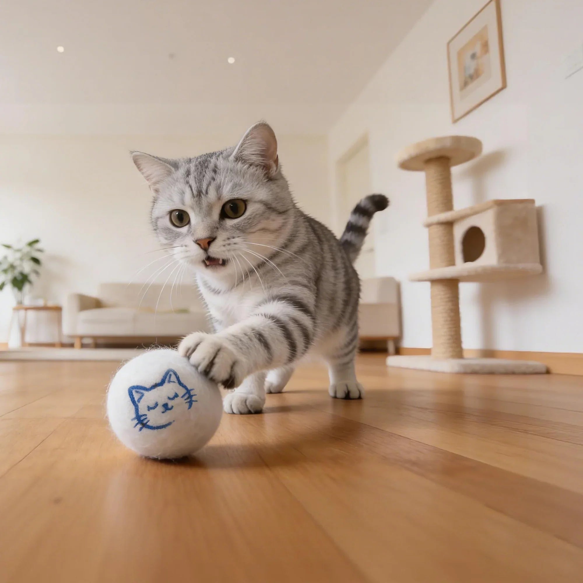 CATLINK villapallot kissan lelu 5 kpl hiljainen