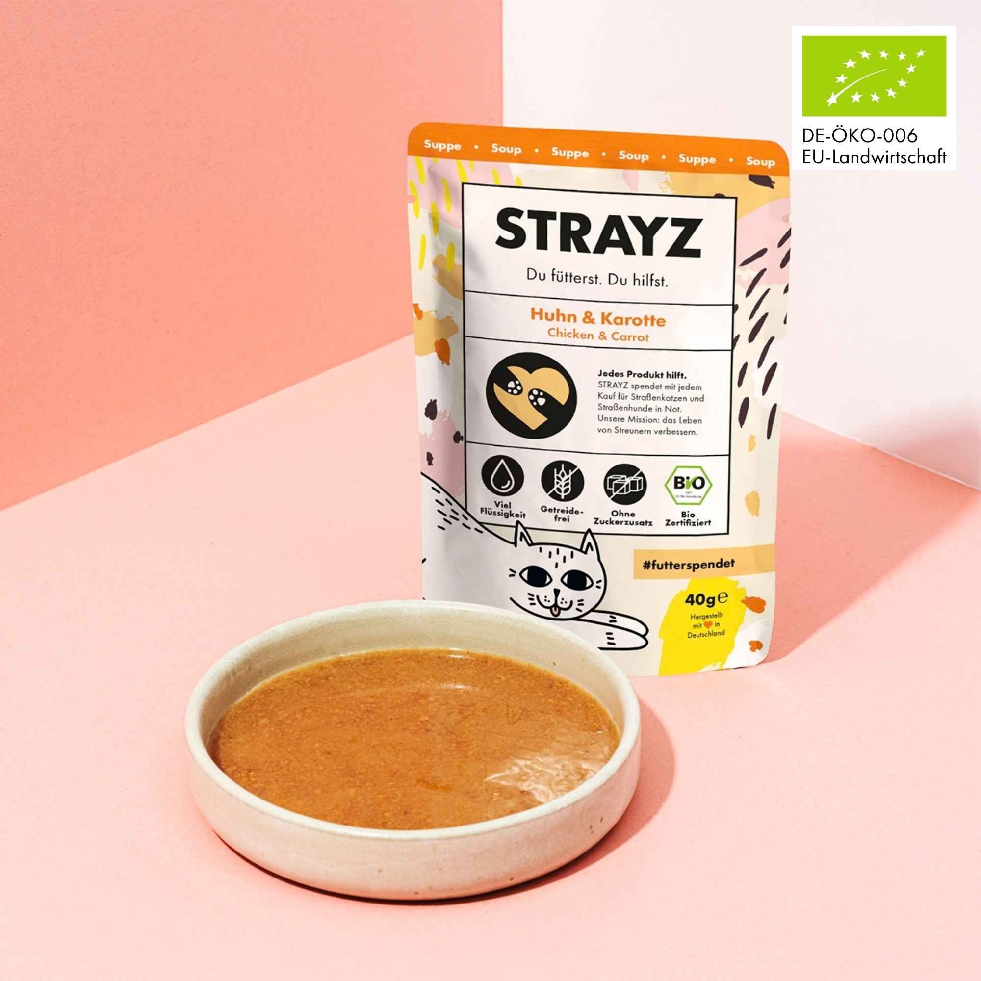 STRAYZ kissan keitto kana porkkana 14x40g