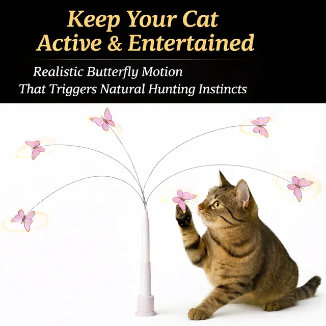 Felinoir HuntFly kissan lelu interaktiivinen