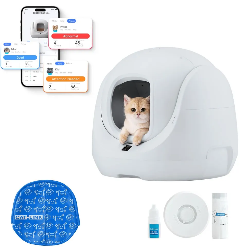 CATLINK Baymax Lite itsepuhdistuva hiekkalaatikko harmaa