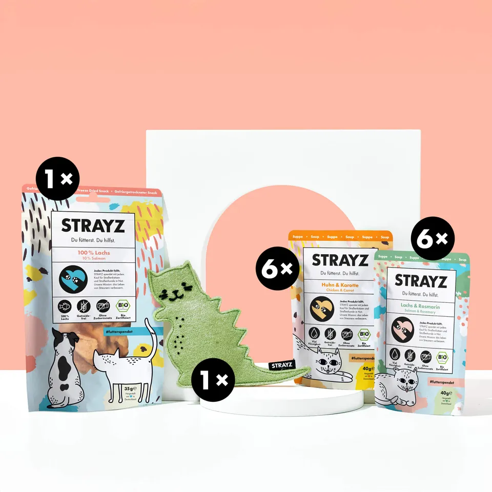 STRAYZ Miez-Verwöhnpaket kissan lahjapakkaus