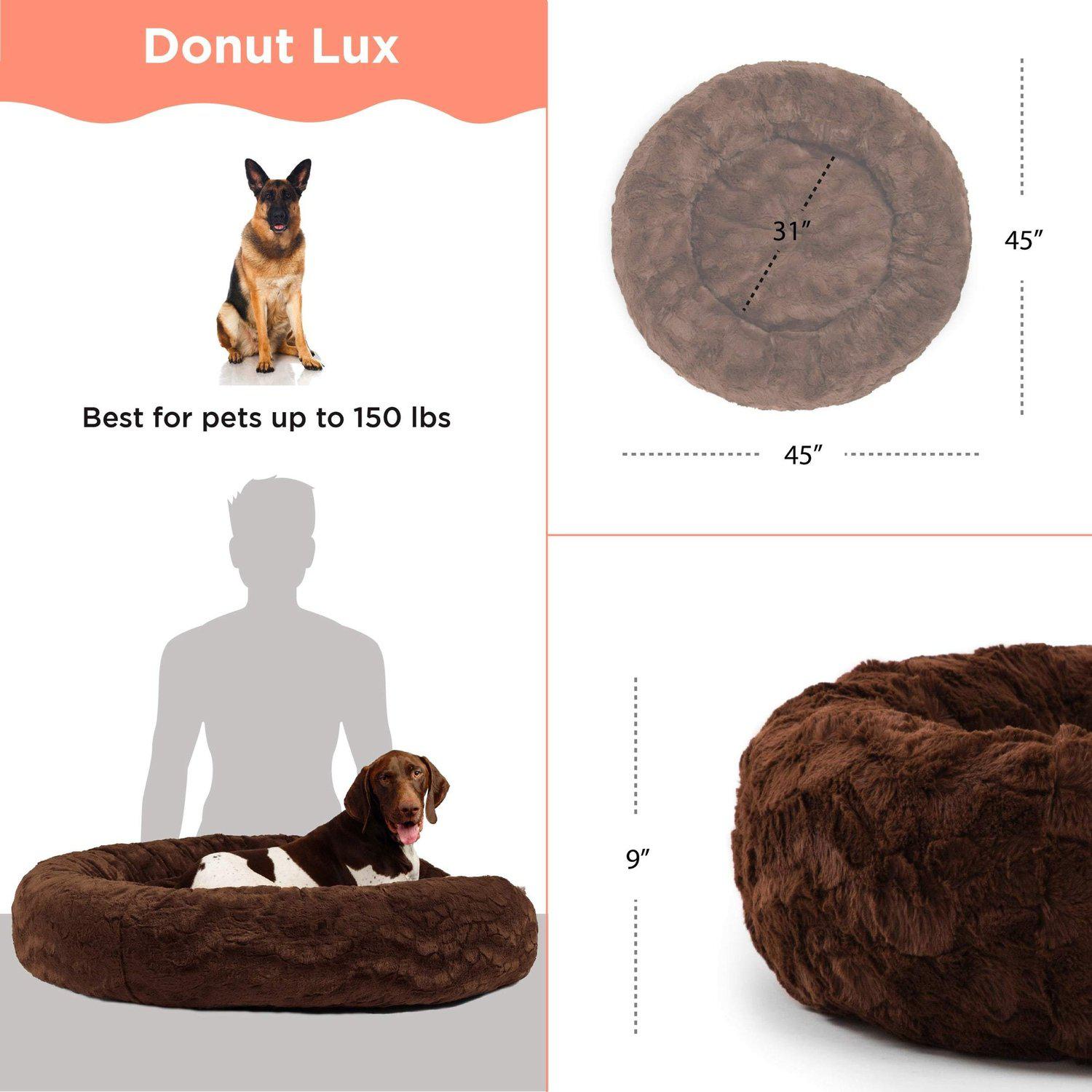 Best Friends By Sheri Calming Donut koiranpeti 45x45 suklaa rauhoittava