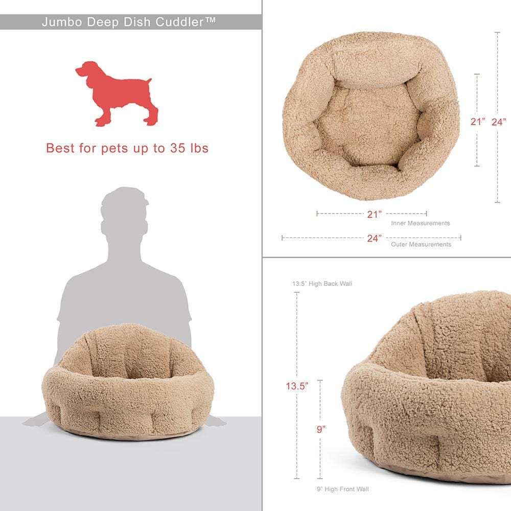 Best Friends By Sheri Deep Dish Sherpa peti jumbo harmaa