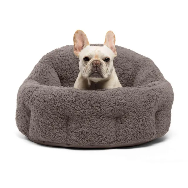 Best Friends By Sheri Deep Dish Sherpa peti jumbo harmaa