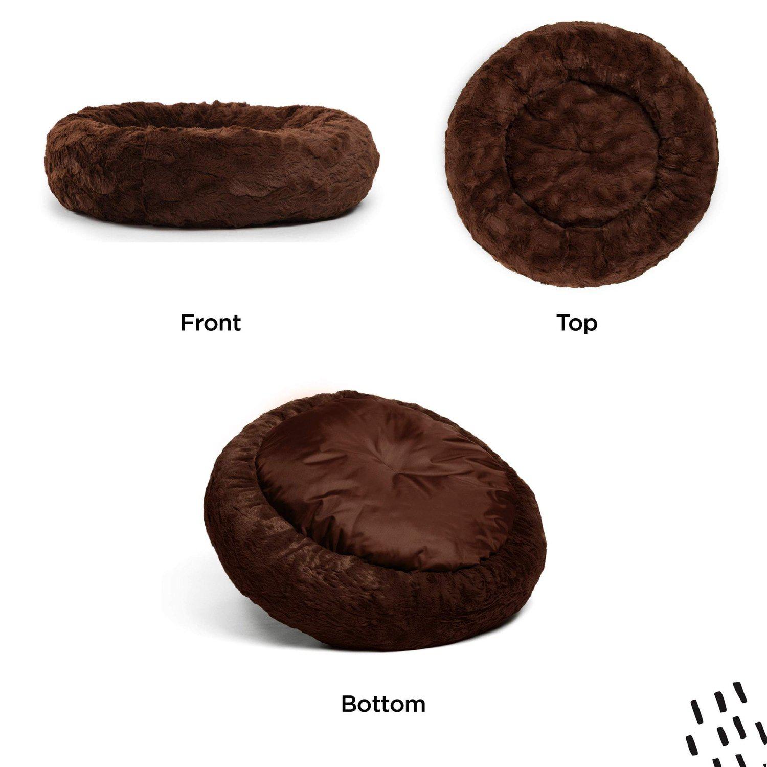 Best Friends By Sheri Calming Donut Lux Fur koiranpeti 58 cm Chocolate rauhoittava