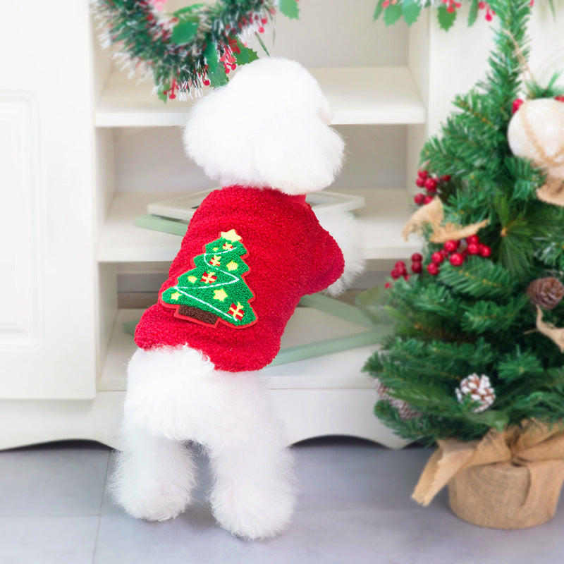 Felinoir Christmas Joy kissan jouluasu vihreä 3-osainen