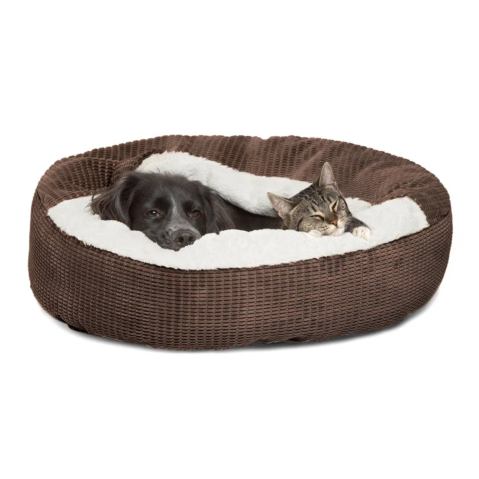 Best Friends By Sheri Cozy Cuddler Mason lemmikin peti Jumbo Dark Chocolate