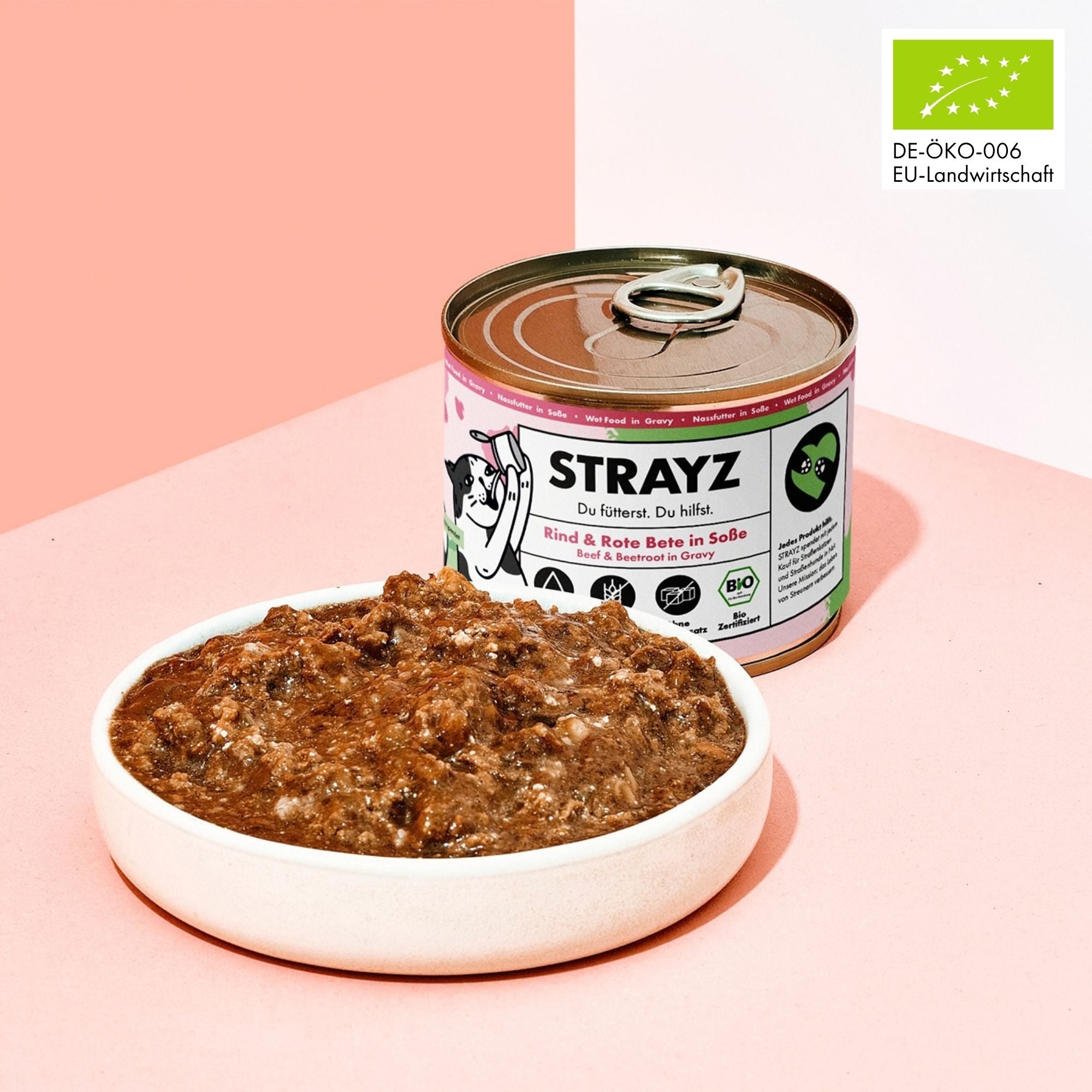 STRAYZ kissan märkäruoka maistelupaketti 8x200g