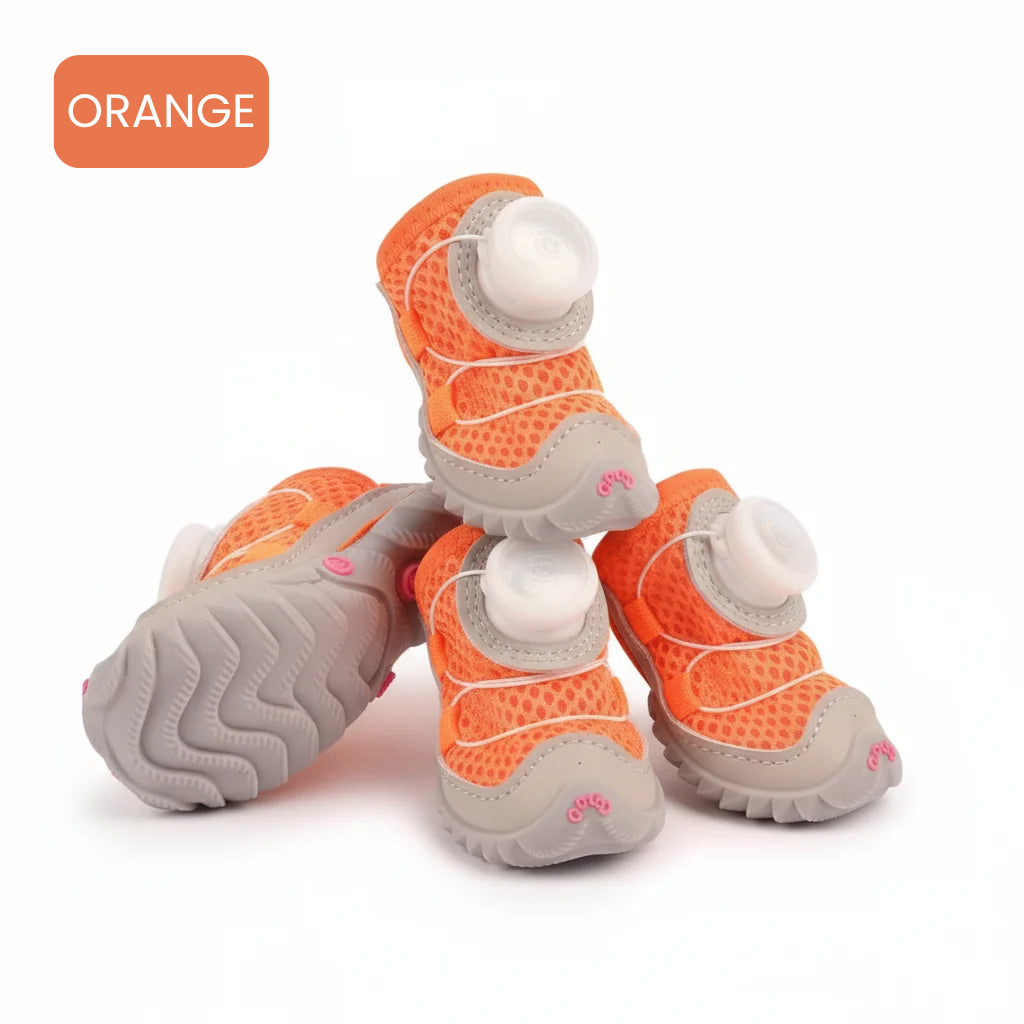 Felinoir Comfy Paw Shoes koiratossut 4 kpl koko 4 musta liukumaton