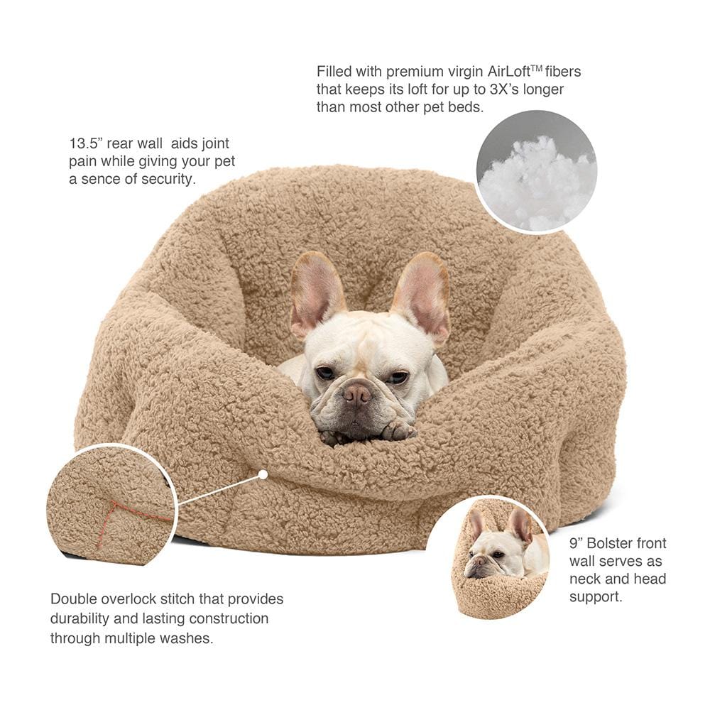 Best Friends By Sheri Deep Dish Sherpa peti jumbo harmaa