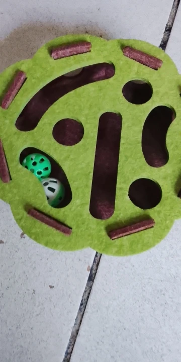 Miaouplay labyrintti kissalle pyöreä sinikeltainen