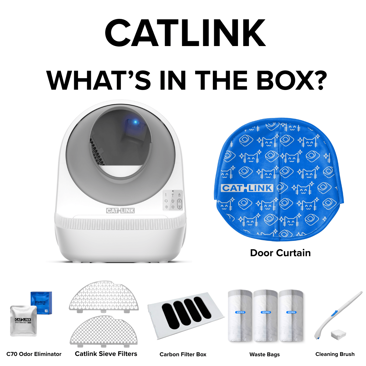 CATLINK Pro-X Ultra kissanhiekkalaatikko ramppisetti