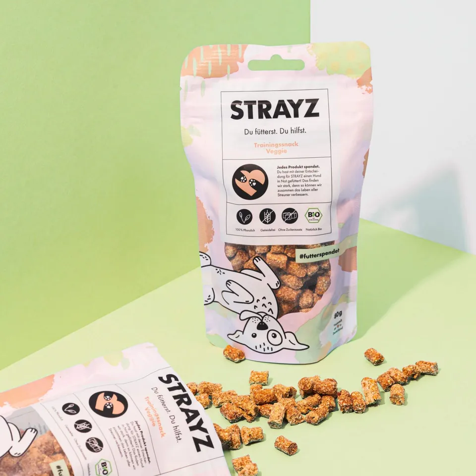 STRAYZ koiran herkku vegaani 80g luomu
